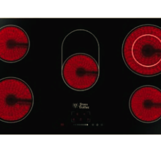 Encimera Vitrocerámica 5 Zonas VFTC-5P