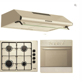 Kit empotrable G4 - Gas Natural / FF60 Inox 1M / Horno eléctrico EPC4 Reflex DL